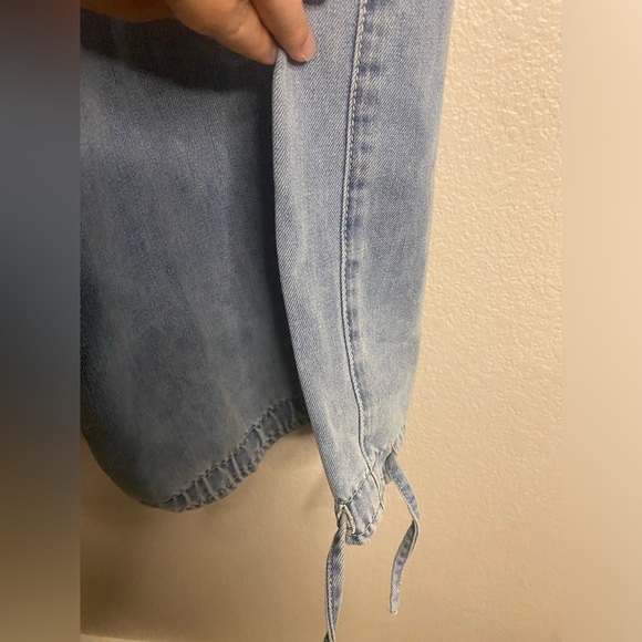 *LAST ONE* Denim Wide leg Cinch Pants - Picture 13 of 13